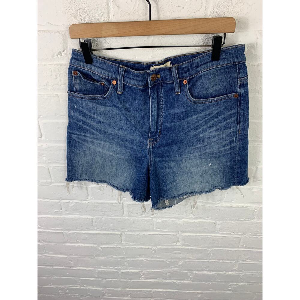 Madewell Women's High-Rise Denim Short Cotton Outdoor Stretch Size 30